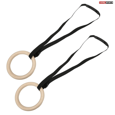 Olympic Rings with Straps, Heavy Duty Gymnastic Rings for Pull Up Bar