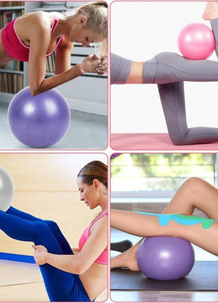 25cm Yoga & Pilates Exercise Ball – Small Anti-Burst Gym Ball for Fitness & Core Training