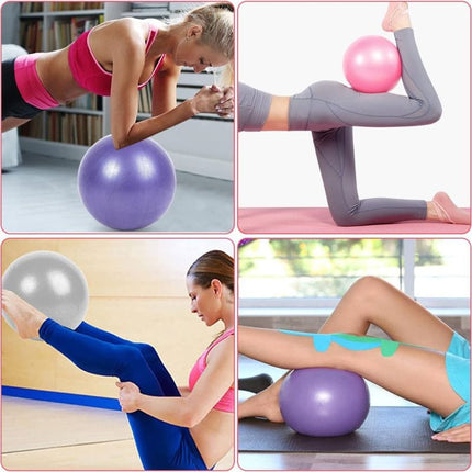 25cm Yoga & Pilates Exercise Ball – Small Anti-Burst Gym Ball for Fitness & Core Training