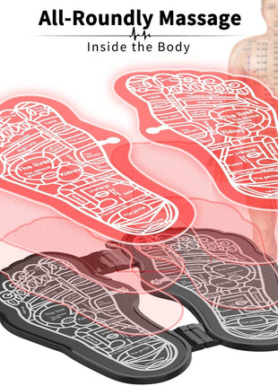 EMS Foot Stimulator Massager Mat - 2 Pads