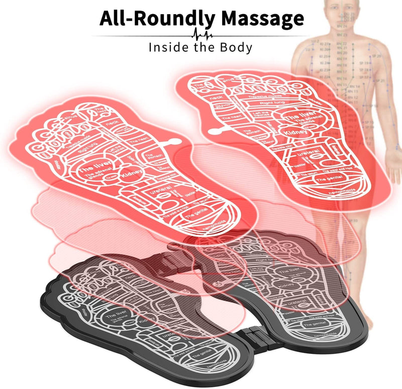 EMS Foot Stimulator Massager Mat - 2 Pads