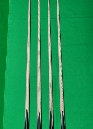 UK 3 Piece/Short Handle Snooker Cue - Black