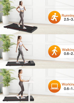 Walking Pad | Under Desk Treadmill for Home,4 in 1 Portable Machine | Without Box