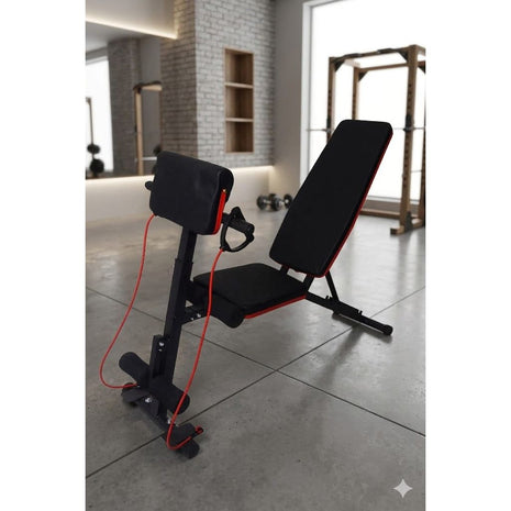 Ultimate 4-in-1 Home Fitness Station Bench - Black