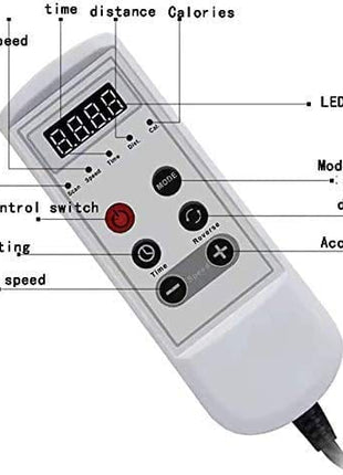 Motorized Electric Mini Exercise Bike/Pedal Exerciser - White