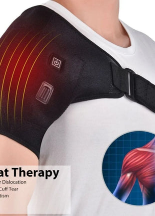 Adjustable Shoulder Heating Pads with Extension Belt for Rotator Cuff USB Cable