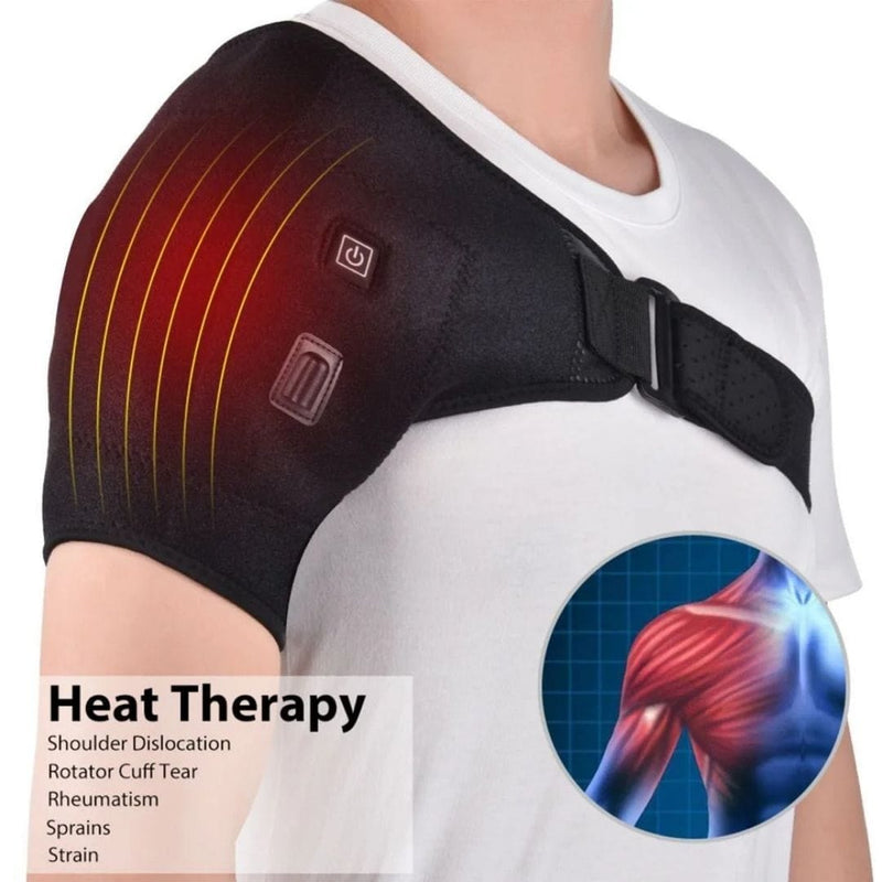 Adjustable Shoulder Heating Pads with Extension Belt for Rotator Cuff USB Cable