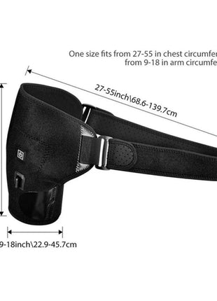 Adjustable Shoulder Heating Pads with Extension Belt for Rotator Cuff USB Cable