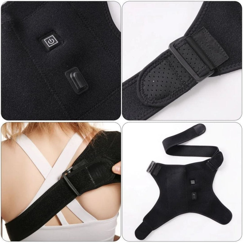 Adjustable Shoulder Heating Pads with Extension Belt for Rotator Cuff USB Cable