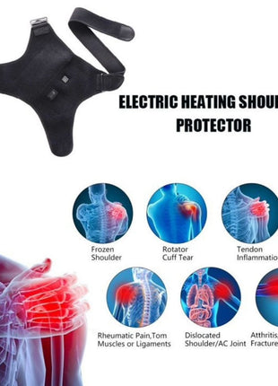 Adjustable Shoulder Heating Pads with Extension Belt for Rotator Cuff USB Cable