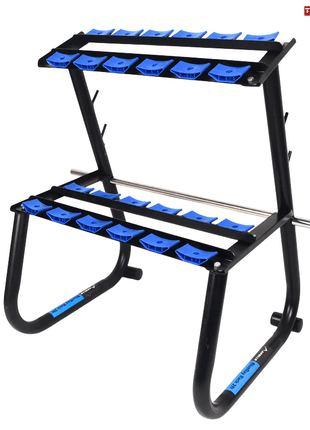 Tango Sports & Fitness Dumbbell Stand Blueray - Blue/Black