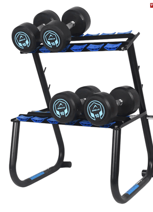 Tango Sports & Fitness Dumbbell Stand Blueray - Blue/Black