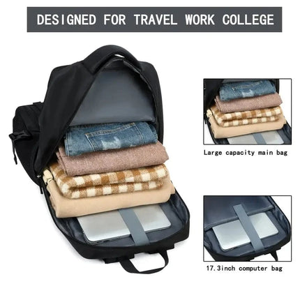 Laptop and Travel Trekking Backpack with Shoe Compartment,