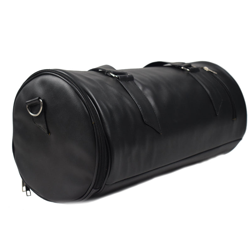 Tango Leather Duffle Bag - Black