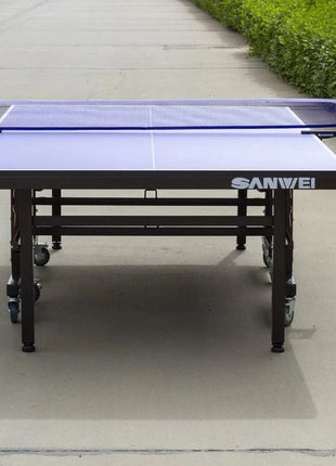 Sanwei Table Tennis Table - TA10 Andes Shadow - 25mm Top Foldable Imported