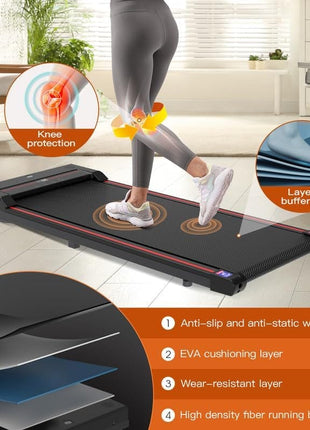 Walking Pad | Under Desk Treadmill for Home,4 in 1 Portable Machine | Without Box