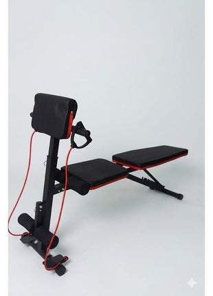 Ultimate 4-in-1 Home Fitness Station Bench - Black