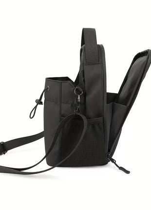 Magnetic Storage Bag With Bottle Holder - Black