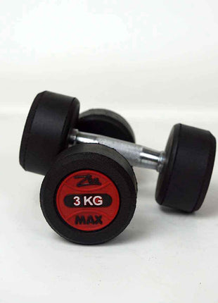 Rubber Coated Dumbbells 1KG TO 40KG - PACK OF 2