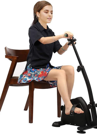 Exercise Bike, Arm and Leg Trainer Bike - Black
