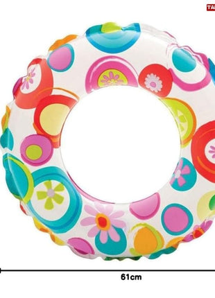 Intex Lively Print Swim Ring 24Inch - 59241
