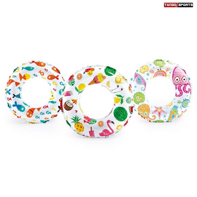 Intex Lively Print Swim Ring 24Inch - 59241