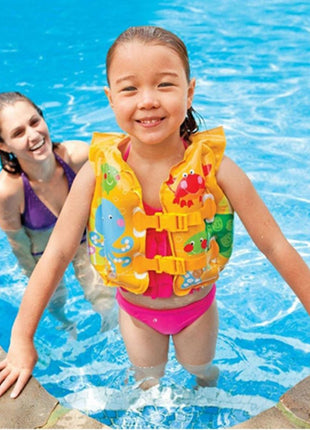 INTEX Tropical Buddies Swim Vest ( 16" x 12" ) 59661
