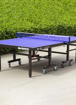 Sanwei Table Tennis Table - TA10 Andes Shadow - 25mm Top Foldable Imported