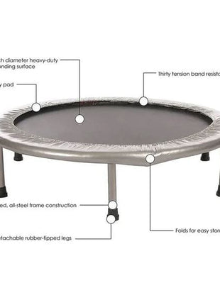 Fitness Trampoline 40 Inches Foldable - Rebounder