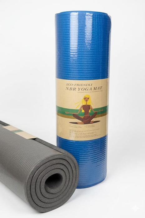 Yoga Exercise Mat 15mm Anti Slip NBR Material Imported