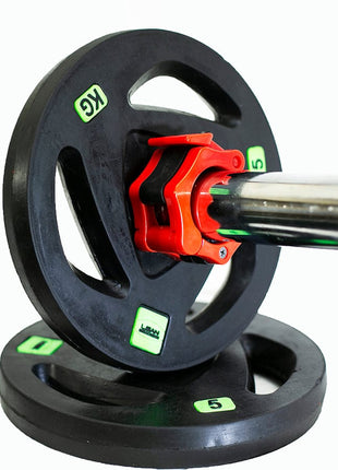 Olympic Rubber Coated Commercial Weight Plates 2.5 to 20 KGS