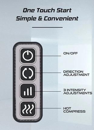 Renkai Heat Foot Massager - Black