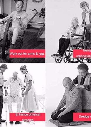 Exercise Bike, Arm and Leg Trainer Bike - Black