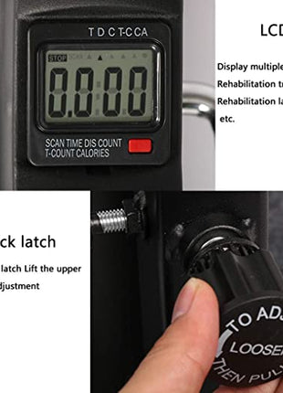 Exercise Bike, Arm and Leg Trainer Bike - Black