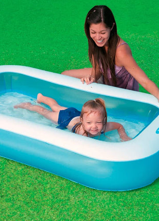 The Intex Rectangular Baby Pool 57403 ( 65.5" L x 39.5" W x 11" H ) - 57403