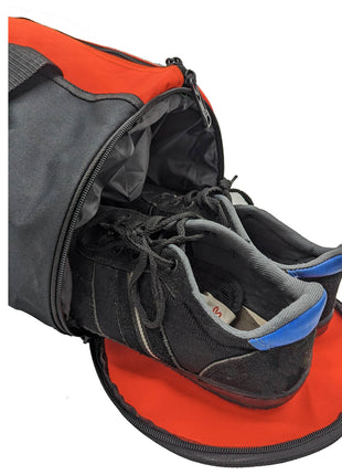 3 Stripes Duffle Stripes With Shoe Compartment org - 18 Inches