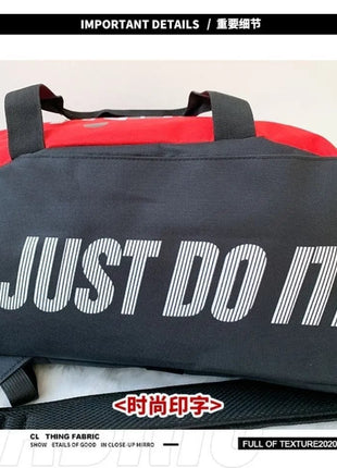 Jordan 2 in 1 Backpack & Duffel Bag - Red n Black