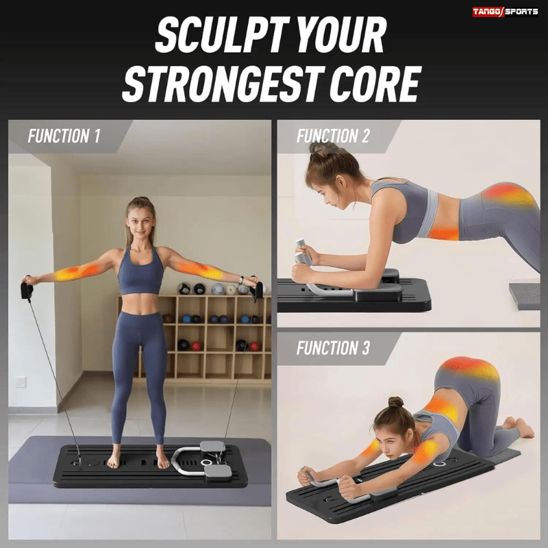 Nieuwe Multifunctionele Full Body Workout Pilates Trainer Board – 2025 Home Pilates Board | Automatisch Rebound Abdominale Board|Pilates Board voor Fitness|Core Kracht en Buiktraining voor Mannen en Nieuwe Multifunctionele Full Body Workout Pilates Trainer Board – 2025 Home Pilates Board | Automatisch Rebound Abdominale Board|Pilates Board voor Fitness|Core Kracht en Buiktraining voor Mannen en