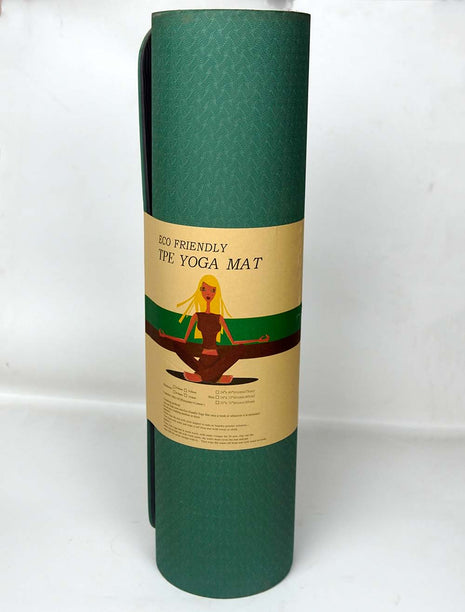 Yoga Exercise Mat - TPE Material 6mm - Random Colors