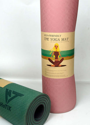 Yoga Exercise Mat - TPE Material 6mm - Random Colors