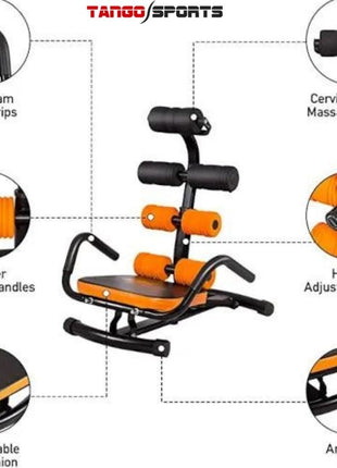 Ab Zone Flex Machine for Home Workouts Equipment with Adjustable Resistance