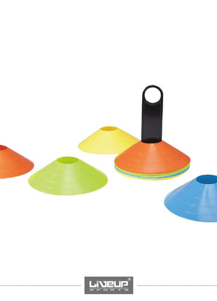 LiveUp Agility Cones Set with Rack