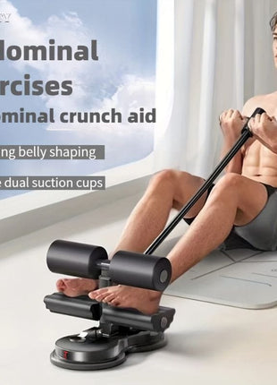 Adjustable Abdominal Trainer – Situp Suction, Resistance Band & Durable Iron Build