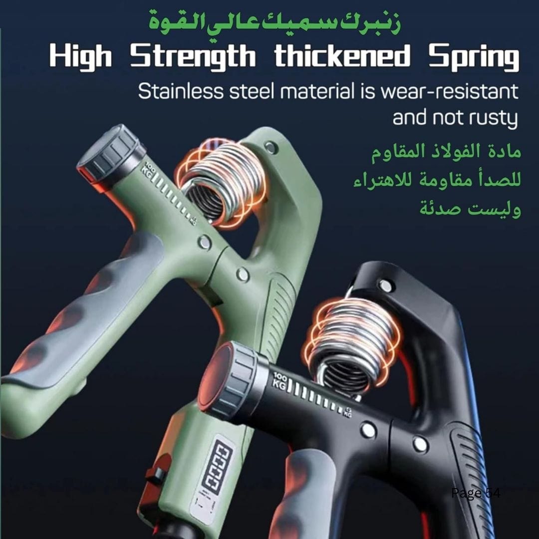 Adjustable Hand Grip 10-100Kg A-Type Automatic Counting Hand