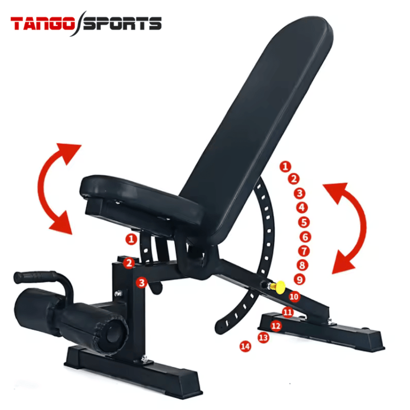 Weight Bench,Multifunctional Adjustable Commercial Workout Bench