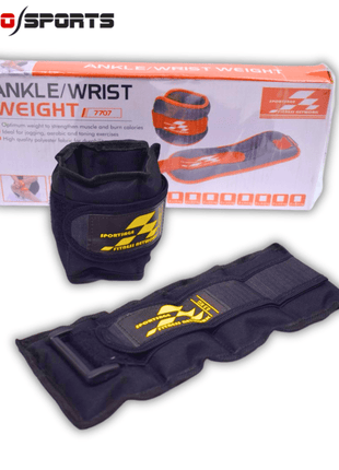 Ankle & Wrist Weight 1KG to 5KG - Black (Pack of 2 )