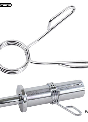 Barbell Spring Collars 1 Pair 2inch / 50mm Barbell Lock Dumbbell Spinlocks