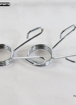 Barbell Spring Collars 1 Pair 2inch / 50mm Barbell Lock Dumbbell Spinlocks