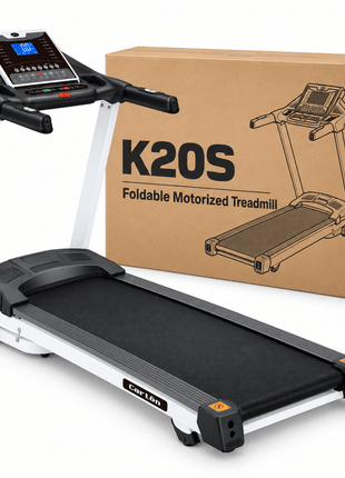 Oxygen Fitness K60S Foldable Motorized Treadmill – 2.5HP | Auto Incline | 135KG Capacity