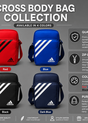 Ads Street Pulse Cross Body Bag - 4 Colors